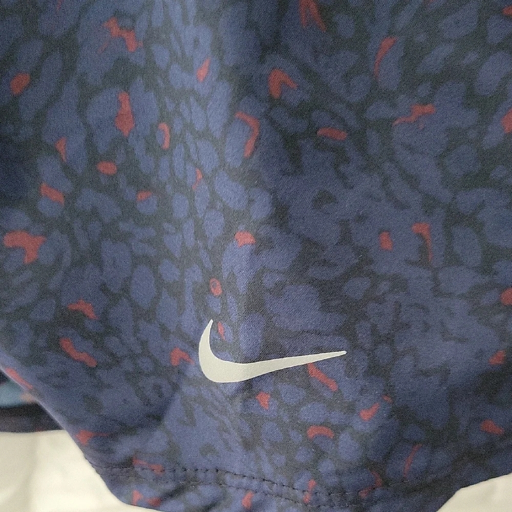 Nike Dry Fit Loose Fit Navy Blue Lightweight Athletic Shorts - Picture 3 of 5